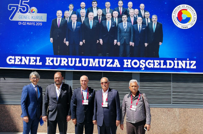 Tarsus Ticaret Borsası Türkiye Odalar ve Borsalar Birliğinin (TOBB) 75. Mali Genel Kurulu İçin Ankara’daydı