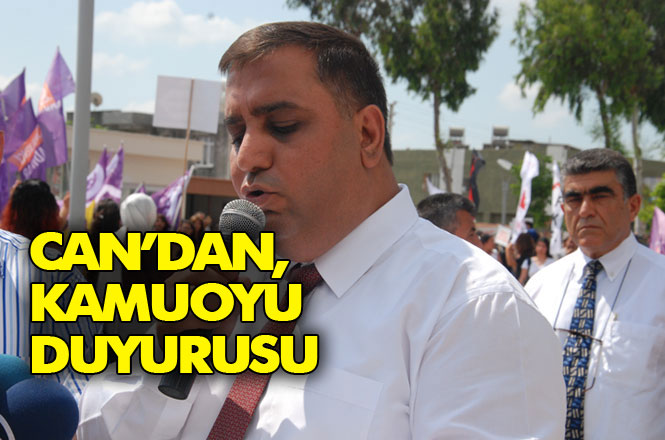 Tarsus Belediye Eski Başkanı Şevket Can'dan Kamuoyu Duyurusu