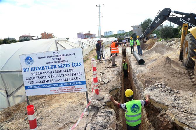 Kocahasanlı Mahallesi Kanalizasyona Kavuştu, MESKİ Tarafından Yapılan İnşaat Tamamlandı