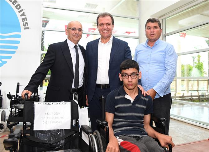 Mersin'de Engelli Bireylere 30 Adet Akülü Aracın Teslimi Yapıldı