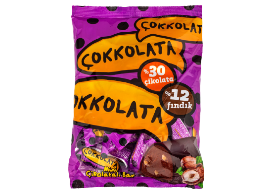 Bitter Çikolata Kaplı Fındıklı Nuga Çokkolata 250 g