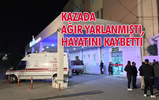 Mersin Tarsus'ta Gece Saatlerinde Meydana Gelen Kazada Ağır Yarlanan Ali Kaydeşen İsimli Şahıs Hayatını Kaybetti