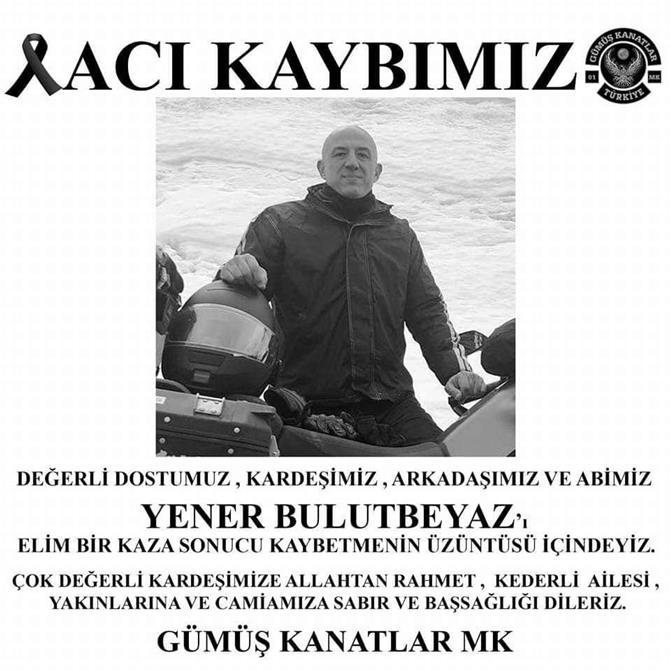 Motosiklet Tutkunu Yener Bulutbeyaz, Mersin Anamur Suolmaz’da Geçirdiği Kazada Hayatını Kaybetti