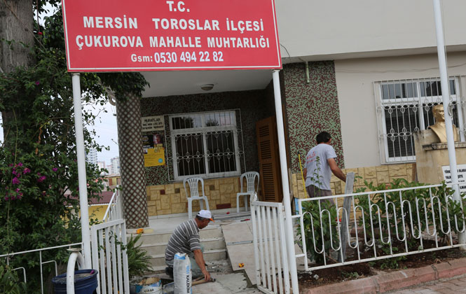 Toroslar’dan Muhtarlığa Engelli Rampası