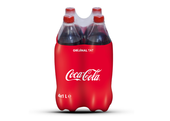 Gazlı İçecek Coca Cola 4x1 Lt
