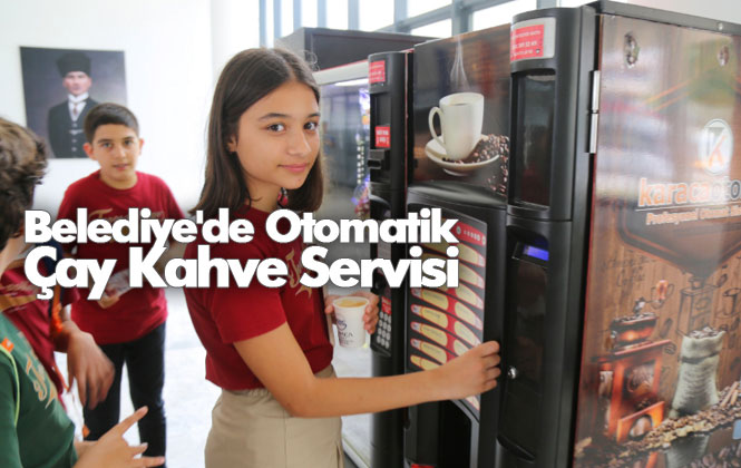 Geçtiğimiz Aylarda Yeni Hizmet Binasına Taşınan Mezitli Belediyesi'de, Otomatik Çay Kahve Servisi