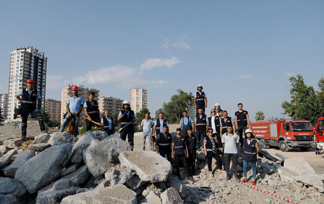 Mersin Afet Tatbikatından Başarılı Çıktı