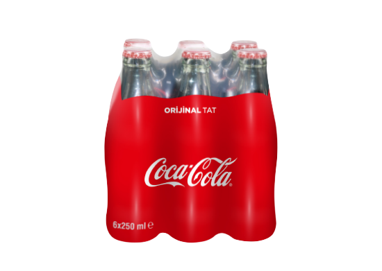 Gazlı İçecek Coca Cola 6x250 ml