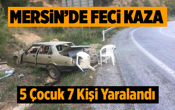 Mersin Tarsus'ta Kaza 7 Yaralı