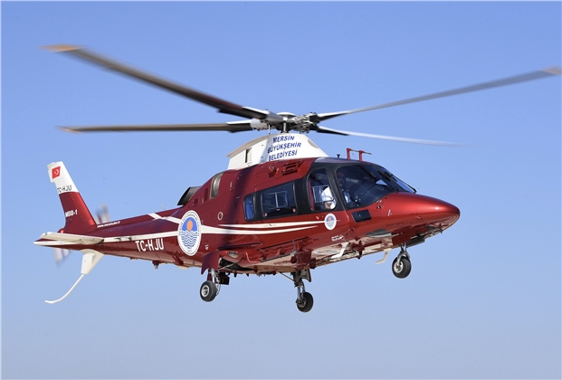 Mersin’de Hava Taksi Olarak Hizmet Vermeye Başlayan Helikoptere Talep Her Geçen Gün Artıyor.
