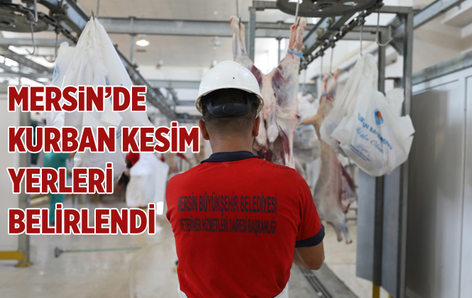 Mersin'de 26 Noktada Mobil Kurban Kesimi Yapılacak