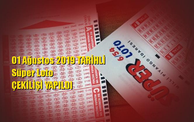 Süper Loto Sonuçları 01 Ağustos 2019 Tarihli Kazandıran Sayılar