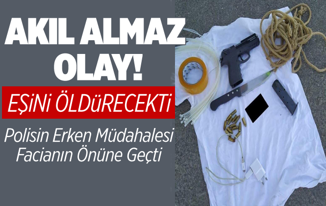 Mersin’deki Karısını Öldürmeye Geliyordu Yolda Yakalandı