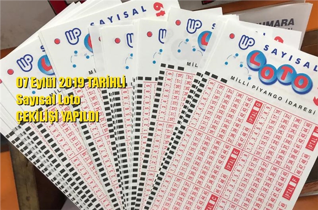 Sayısal Loto Sonuçları 07 Eylül 2019 Tarihli Kazandıran Sayılar