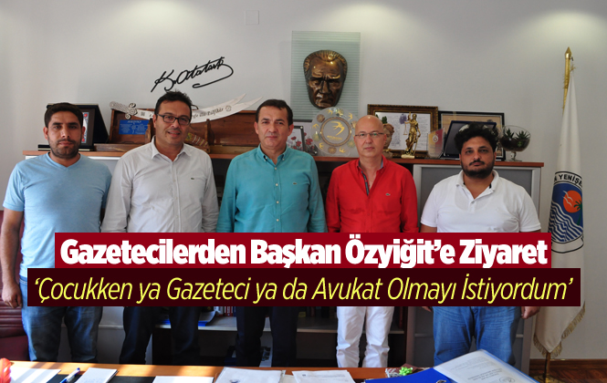 Gazetecilerde Yenişehir Belediye Başkanı Abdullah Özyiğit’e Ziyaret