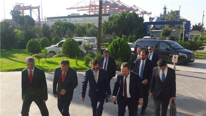 Cumhurbaşkanlığı Yatırım Ofisi Başkanı Arda Ermut Mersin Limanın Ziyaret Etti