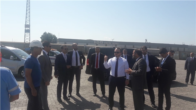 Cumhurbaşkanlığı Yatırım Ofisi Başkanı Arda Ermut Mersin Limanını Ziyaret Etti