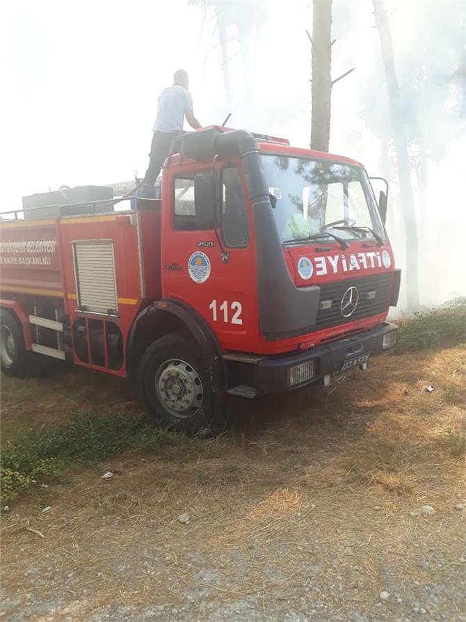 Tarsus’ta Tarihi Gözlükle Hüyüğün’de Yangın