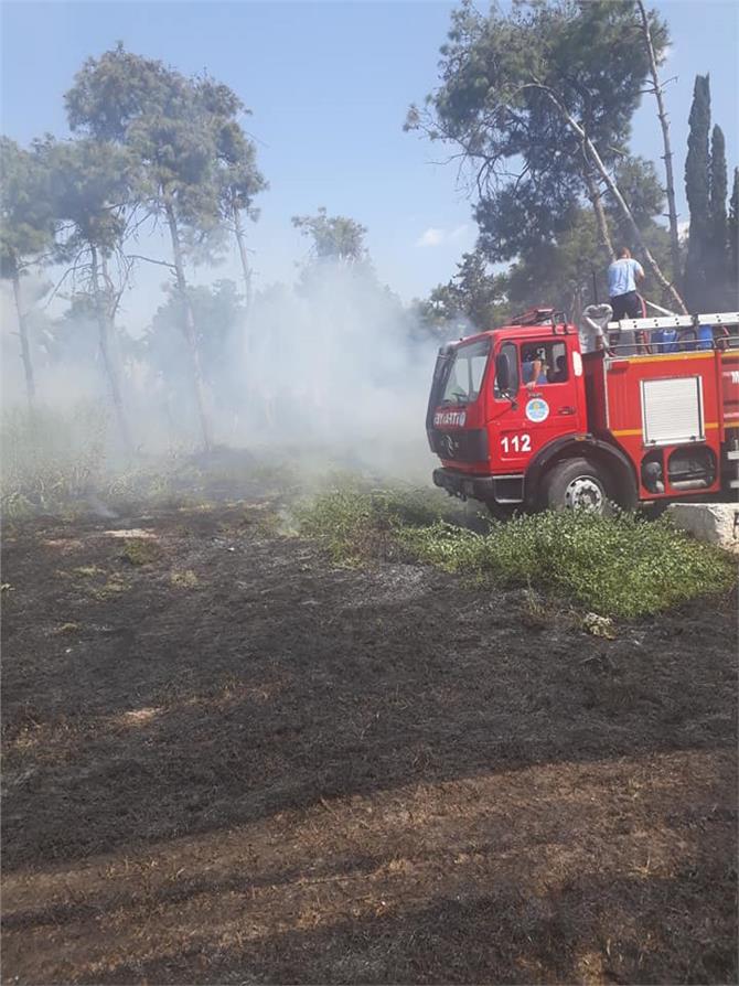 Tarsus’ta Tarihi Gözlükle Hüyüğün’de Yangın