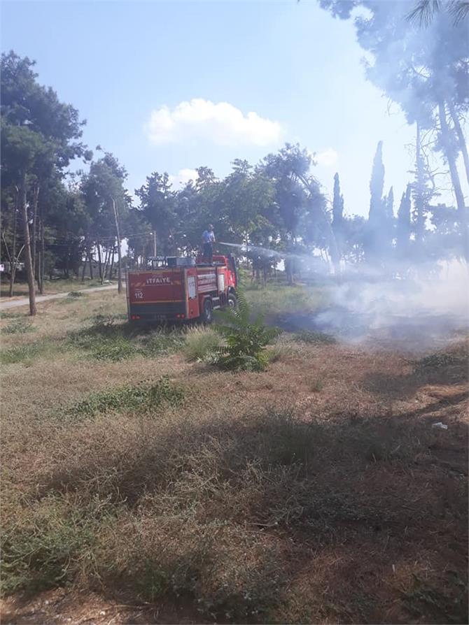 Tarsus’ta Tarihi Gözlükle Hüyüğün’de Yangın