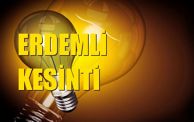 Erdemli Elektrik Kesintisi 24 Eylül Salı