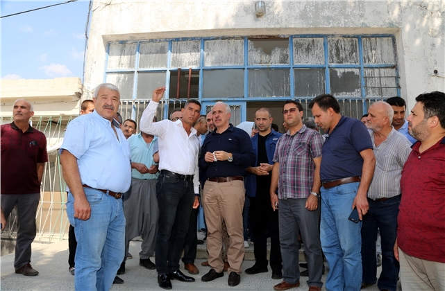 Akdeniz Belediye Başkanı Gültak Huzurkent’i Ziyaret Etti