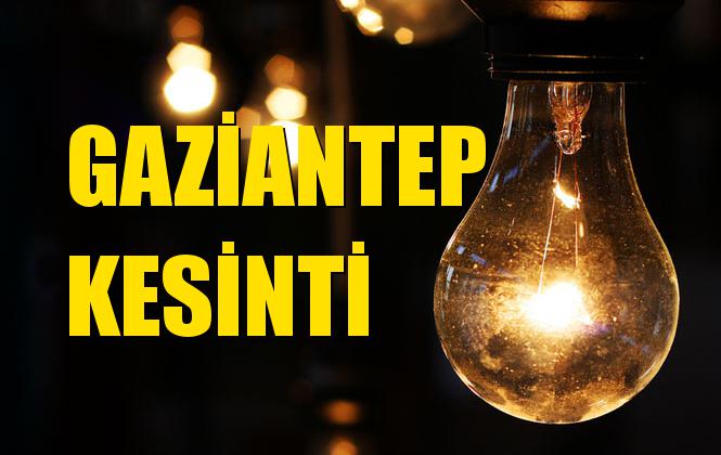 Gaziantep Elektrik Kesintisi 02 Ekim Çarşamba