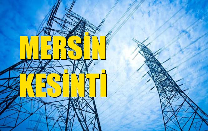 Mersin Elektrik Kesintisi 02 Ekim Çarşamba