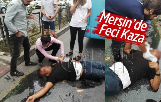 Mersin Tarsus'ta Motosiklet Kazası