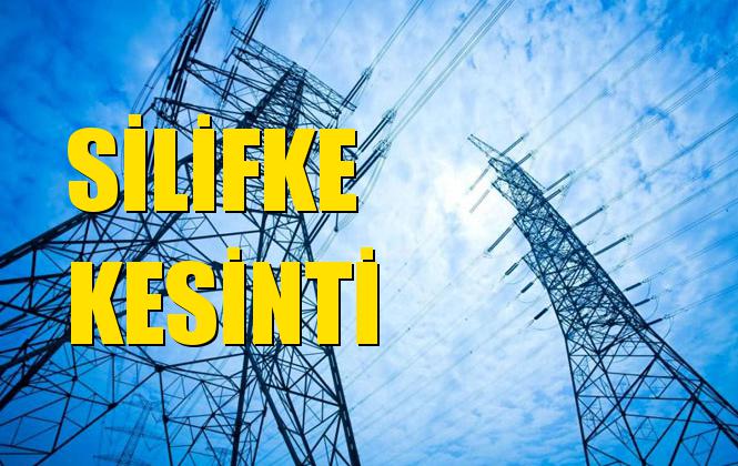 Silifke Elektrik Kesintisi 09 Ekim Çarşamba