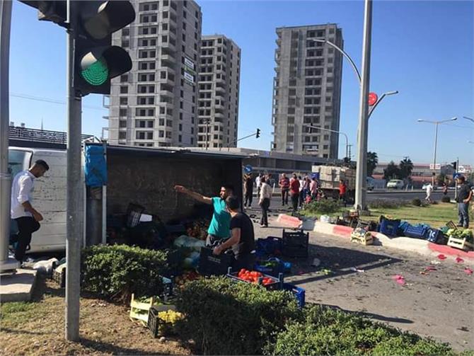 Mersin Tarsus’ta Meydana Gelen Kazada 2 Kişi Yaralandı.