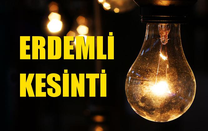 Erdemli Elektrik Kesintisi 15 Ekim Salı