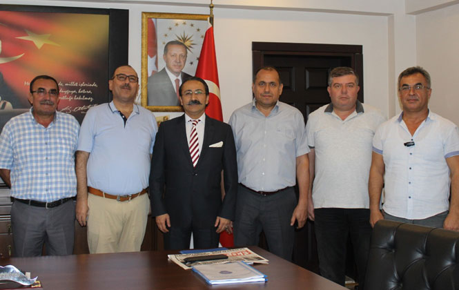 Şen ve Yönetim Kurulu Üyeleri, Emniyet Müdürü Ercan Elbir’i Ziyaret Etti