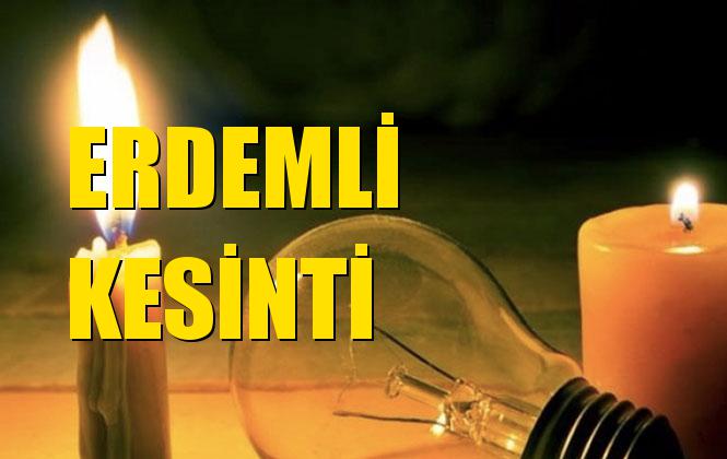 Erdemli Elektrik Kesintisi 16 Ekim Çarşamba