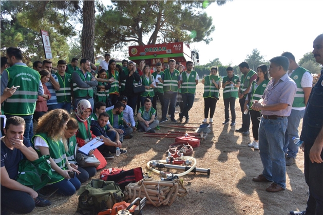 Mersin'de Genç Ormancılara Uygulamalı Eğitim