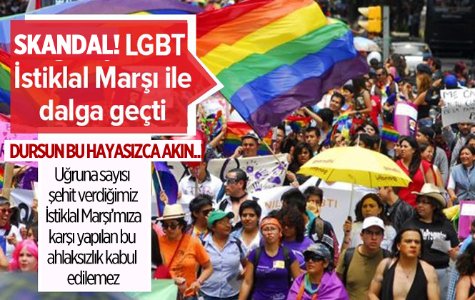 Boğaziçi Üniversitesi LGBT Kulübü'nden İstiklal Marşı'na Karşı Büyük Ahlaksızlık