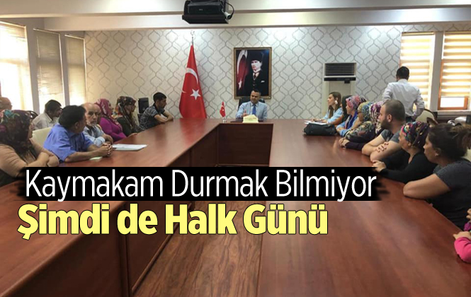 Tarsus Kaymakamlığından Halk Günü