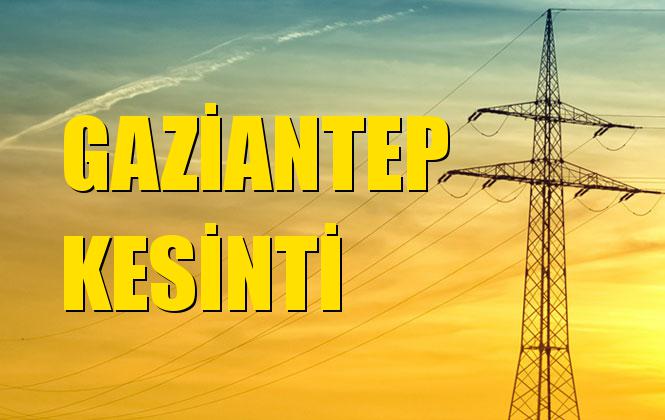 Gaziantep Elektrik Kesintisi 21 Ekim Pazartesi