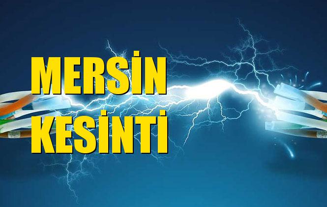 Mersin Elektrik Kesintisi 23 Ekim Çarşamba