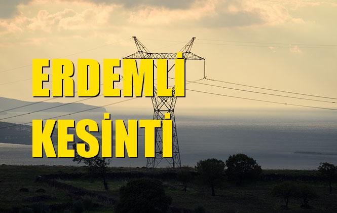 Erdemli Elektrik Kesintisi 31 Ekim Perşembe