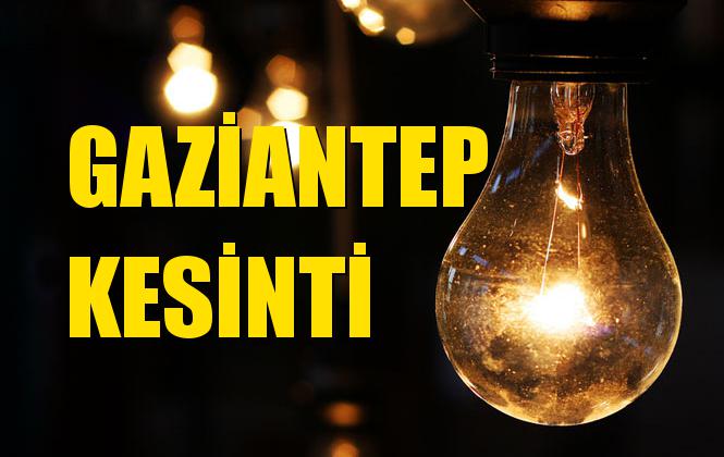 Gaziantep Elektrik Kesintisi 31 Ekim Perşembe