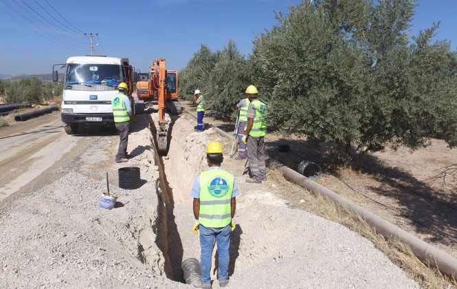 Mezitli Batı Havzası 2. Kademe Kanalizasyon Hatlarının Yapımında Sona Gelindi