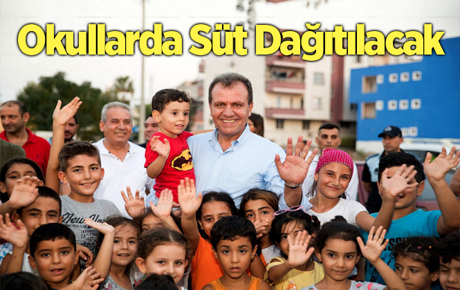 Mersin'de Haftalık 53 Bin 82 Öğrenciye Süt Dağıtılacak