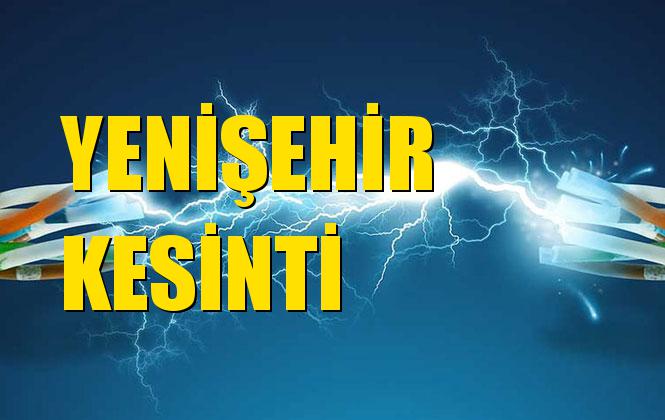 Yenişehir Elektrik Kesintisi 10 Kasım Pazar