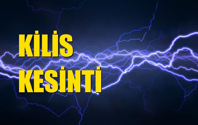 Kilis Elektrik Kesintisi 10 Kasım Pazar