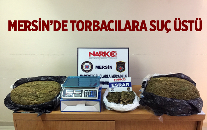 Mersin Polisinde Torbacıya Suçüstü