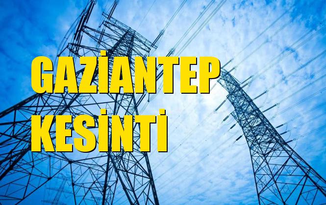 Gaziantep Elektrik Kesintisi 14 Kasım Perşembe