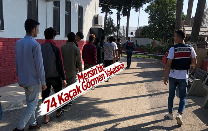 Mersin’de Kaçak Göçmenler Yakalandı