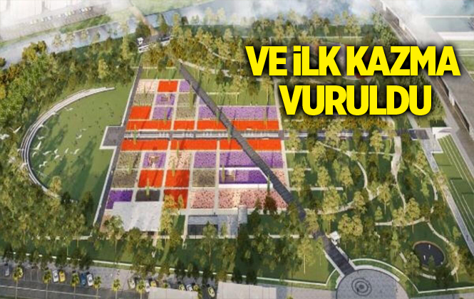 Mersin Millet Bahçesi İçin İlk Kazma Vuruldu