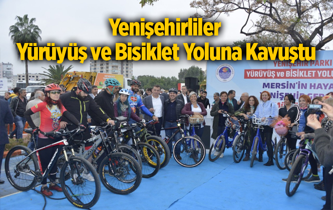 Yenişehirliler Estetik Bir Yürüyüş ve Bisiklet Yoluna Kavuştu